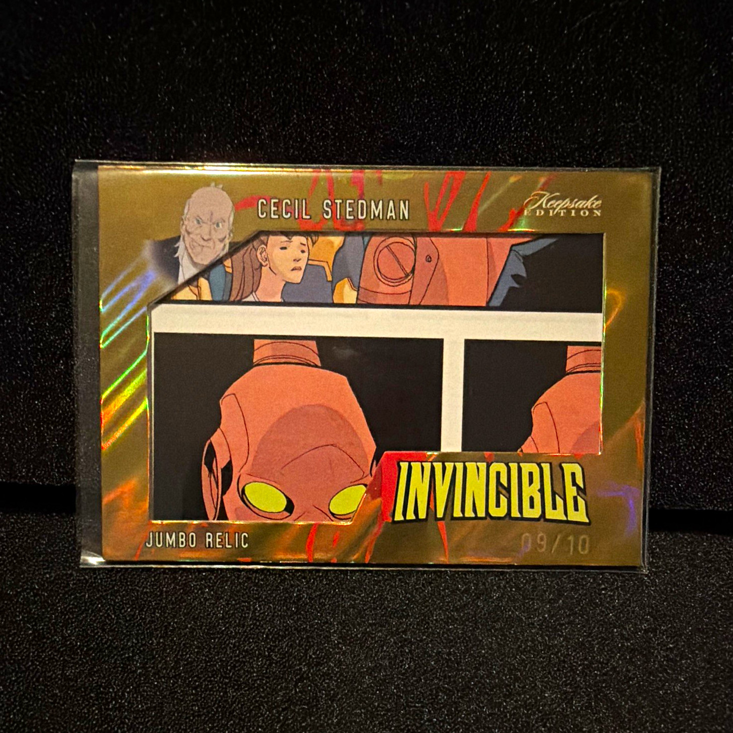 Invincible 2026 Keepsake Edition Jumbo Relic Cecil Stedman #567 Serial #09/10