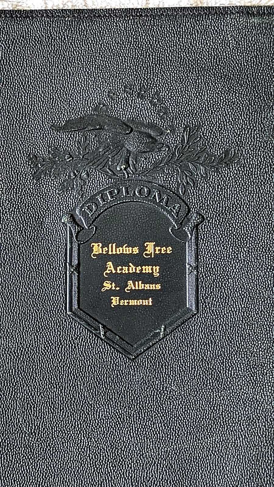 Vintage HS Diploma Patriotic Eagle Bellows Free Academy St Albans Vt ~ June 1947 Vintage HS Diploma Patriotic Eagle Bellows Free Academy St Albans Vt ~ June 1947