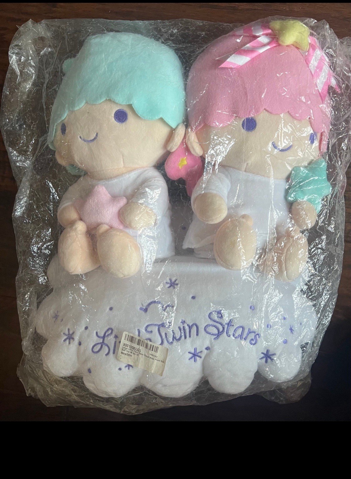 RARE New Sanrio Little Twin Stars Dream Kiki Lala Plush 20’ Stuffed Toy Large RARE New Sanrio Little Twin Stars Dream Kiki Lala Plush 20’ Stuffed Toy Large