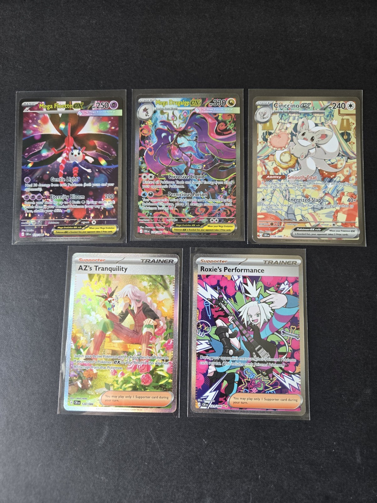 Chaos Rising Pokémon SIR Lot Of 5 Trading Cards All Near Mint Condition See Pics