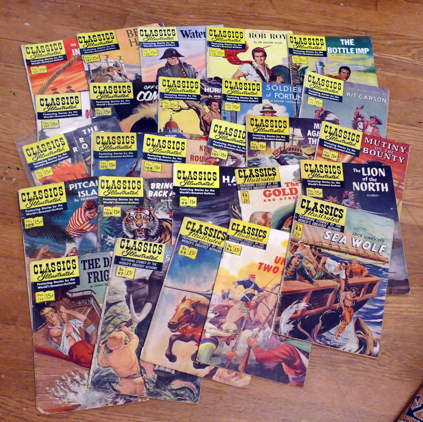 Classics Illustrated 1st editions - lot of 35 comics