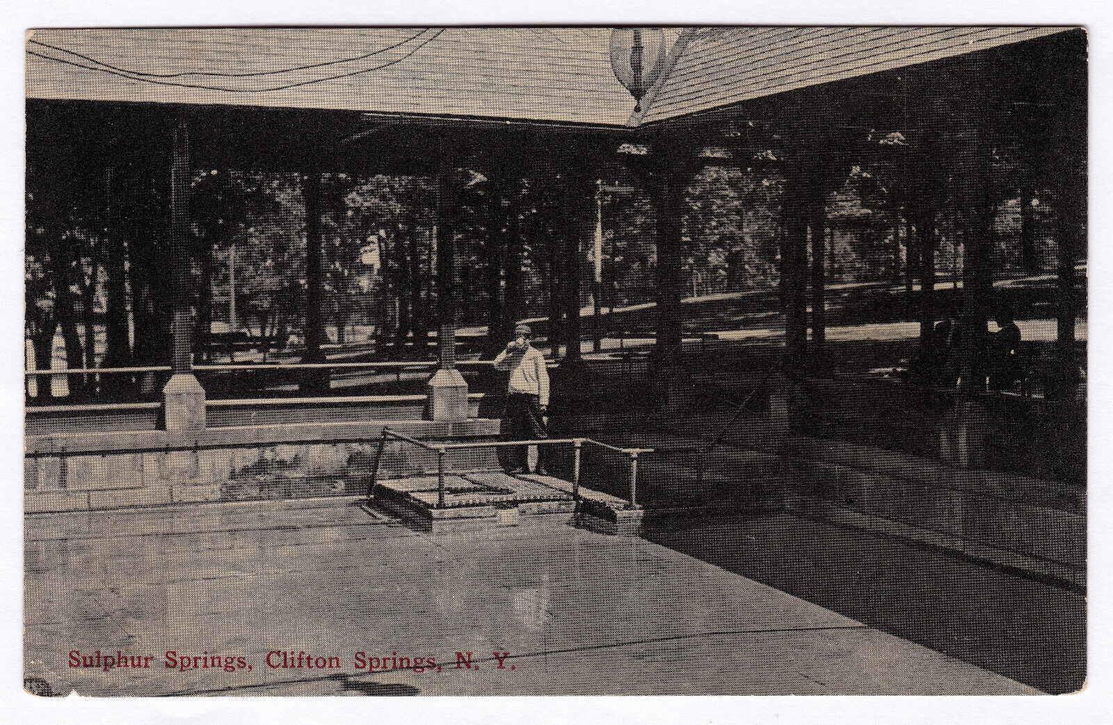 1907-15 Clifton Springs NY Postcard New York Sulphur Springs Ontario Co. DB RARE 1907-15 Clifton Springs NY Postcard New York Sulphur Springs Ontario Co. DB RARE