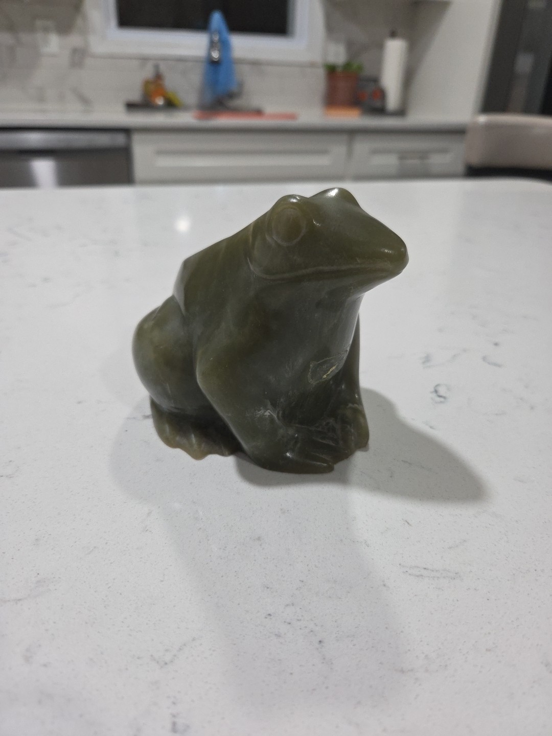 Vintage Cleo Hartwig Frog Sculpture Alva Museum Replica 1973 Acrylic