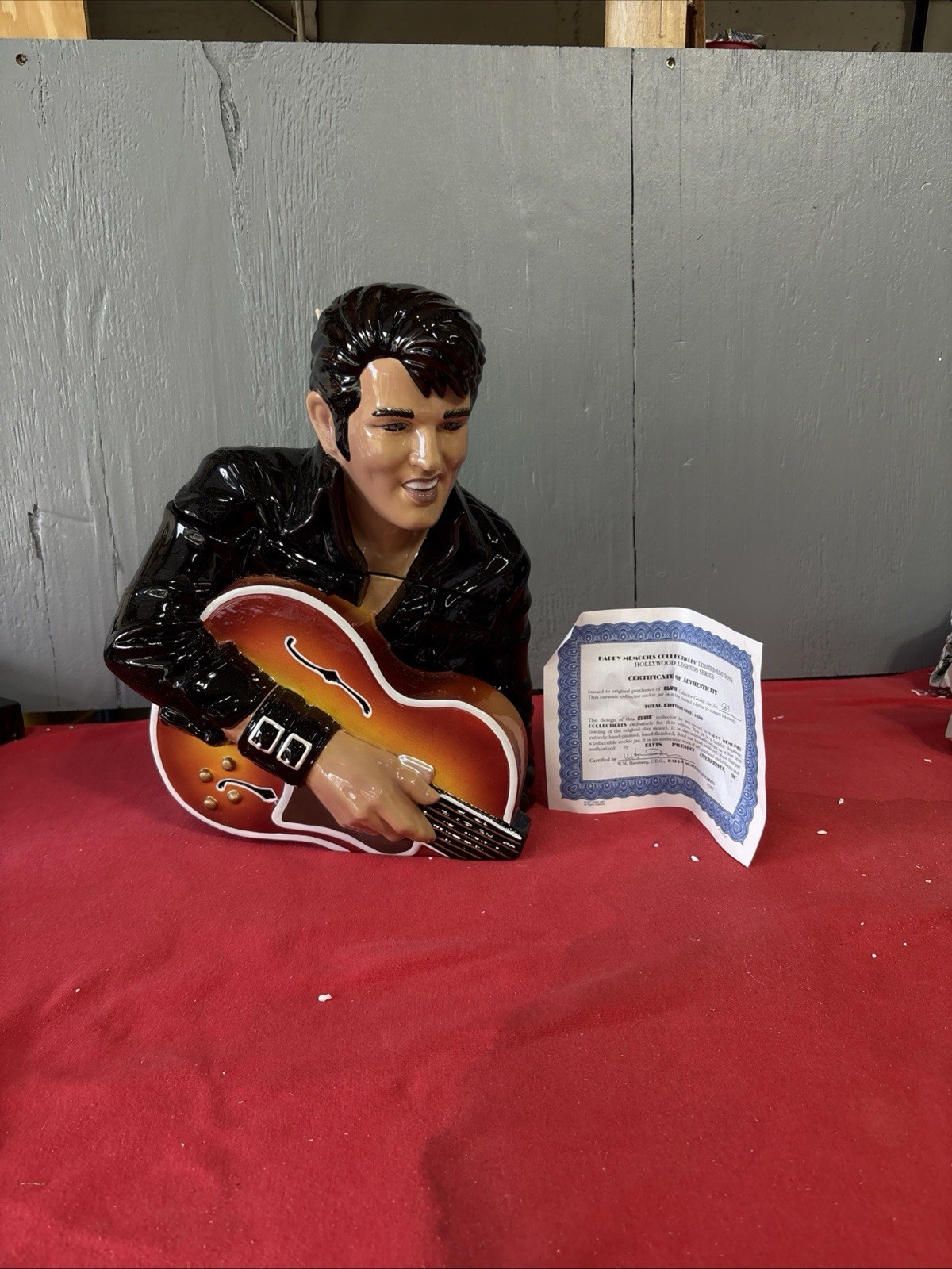 *10-Elvis 14” cookie Jar - Happy Memories Collectible-limited Edition