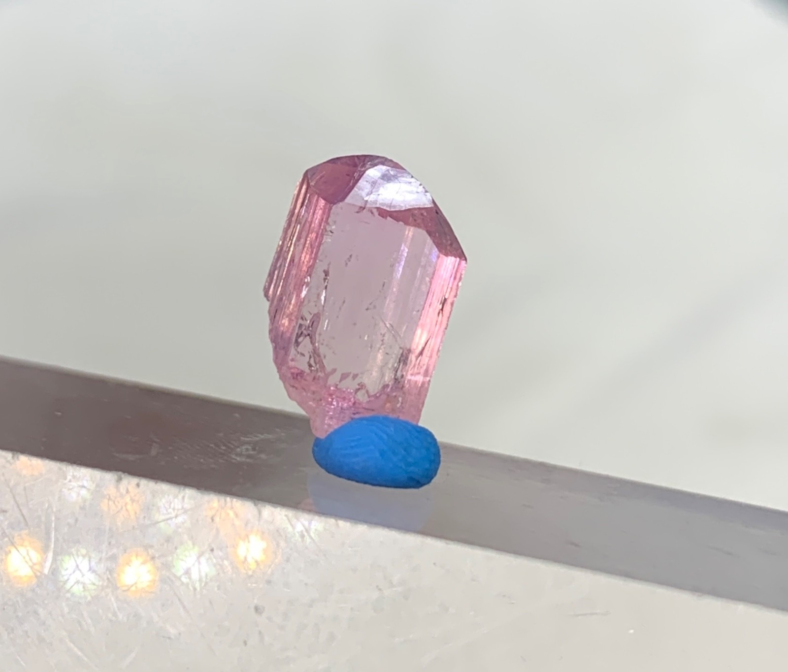 4.60 ct Top quality  Baby pink imperial topaz Crystal from Katlang Pakistan