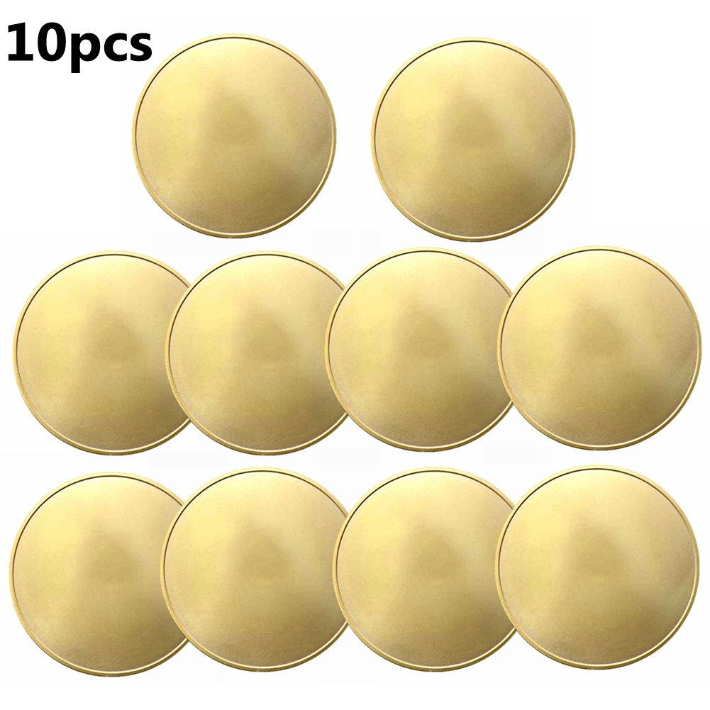 10pcs 40mm Blank Iron Challenge Coin for Custom Engraving