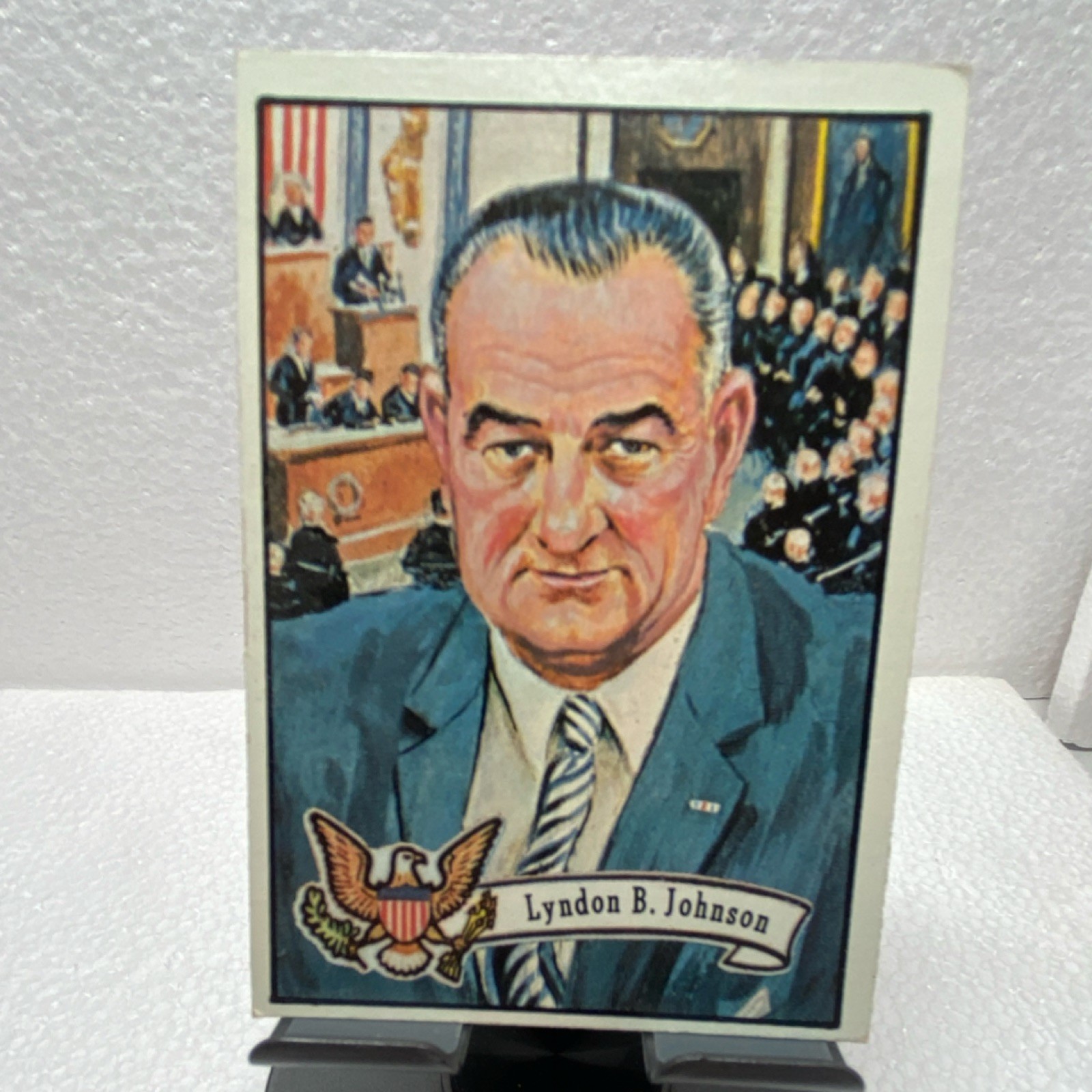 U.S. Presidents Lyndon B. Johnson Trading Card #35 36th President 1963-1969