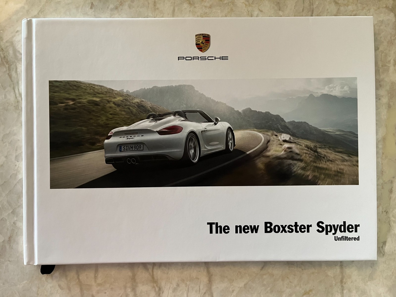 PORSCHE OFFICIAL BOXSTER SPYDER HB PRESTIGE SALES BROCHURE USA EDITION 2015 2016