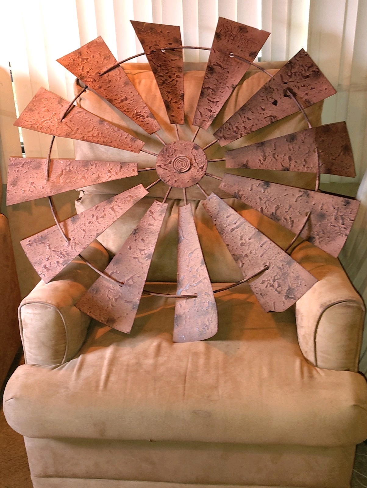 Antique Windmill Fan Blade In Great Condition Antique Windmill Fan Blade In Great Condition