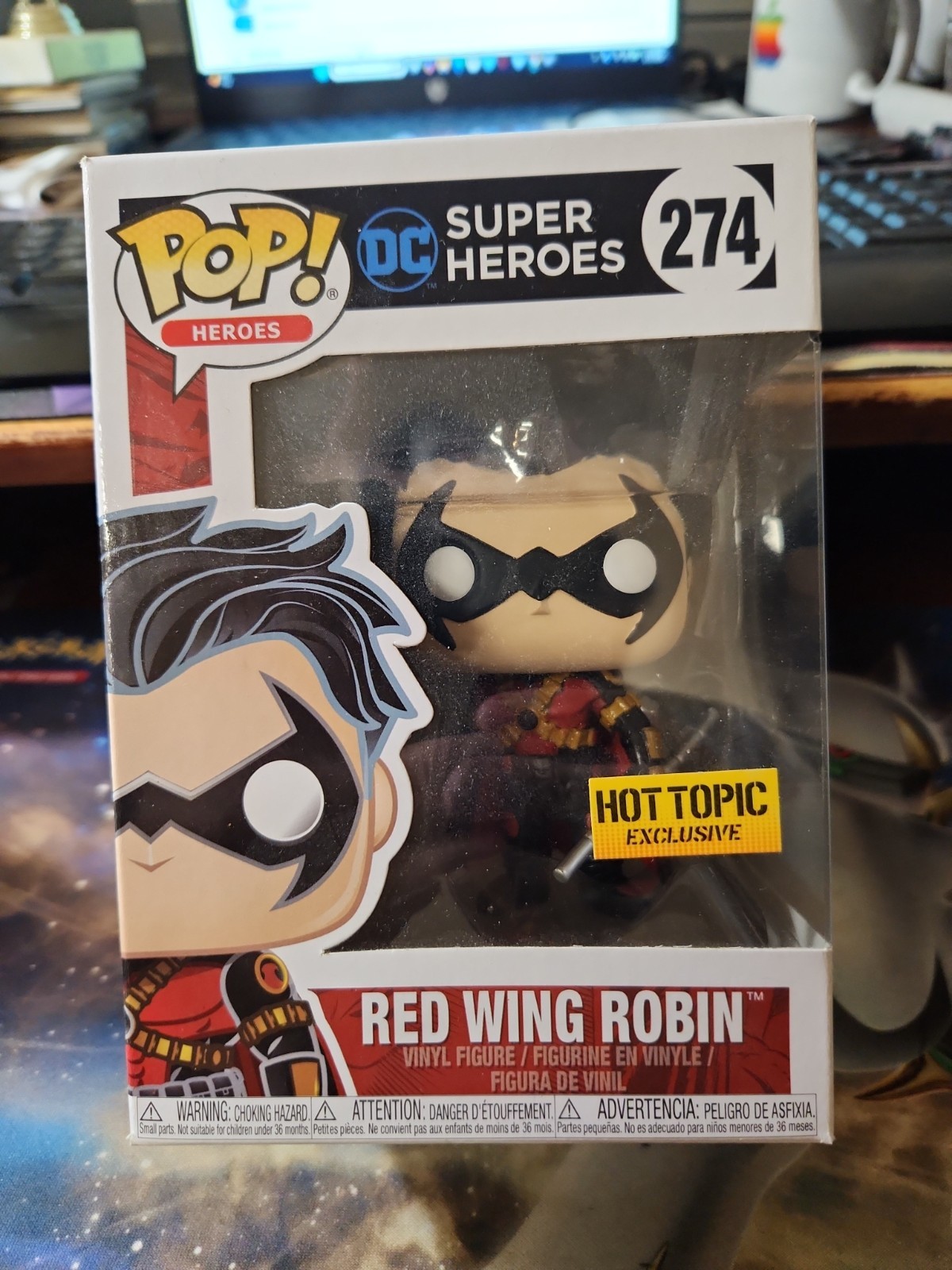 Funko Pop Red Wing Robin #274 DC Super Heroes Exclusive Hot Topic