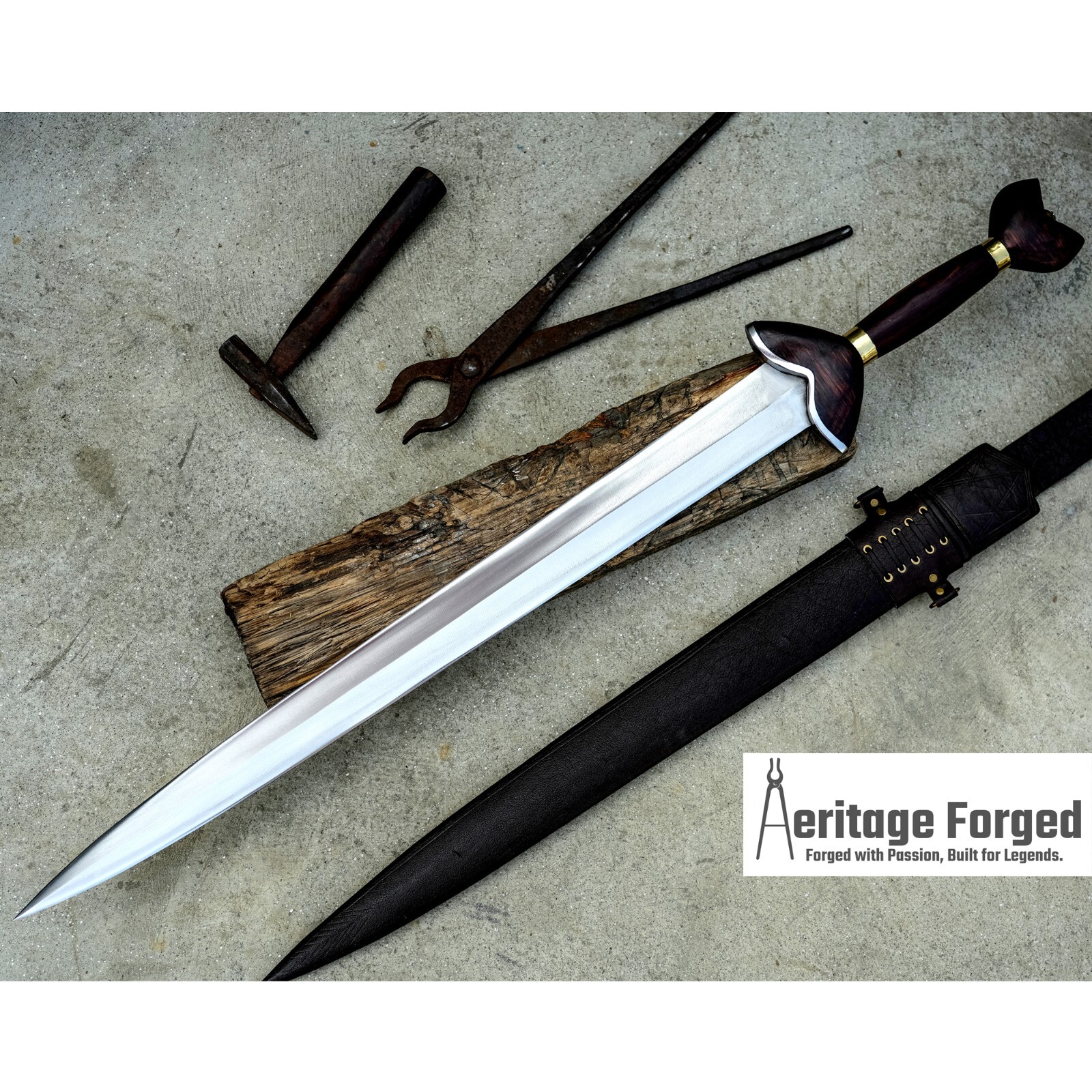 CELTIC TENE SWORD/25 inches Long Blade hand forged Sword/ Custom forged/Tactical