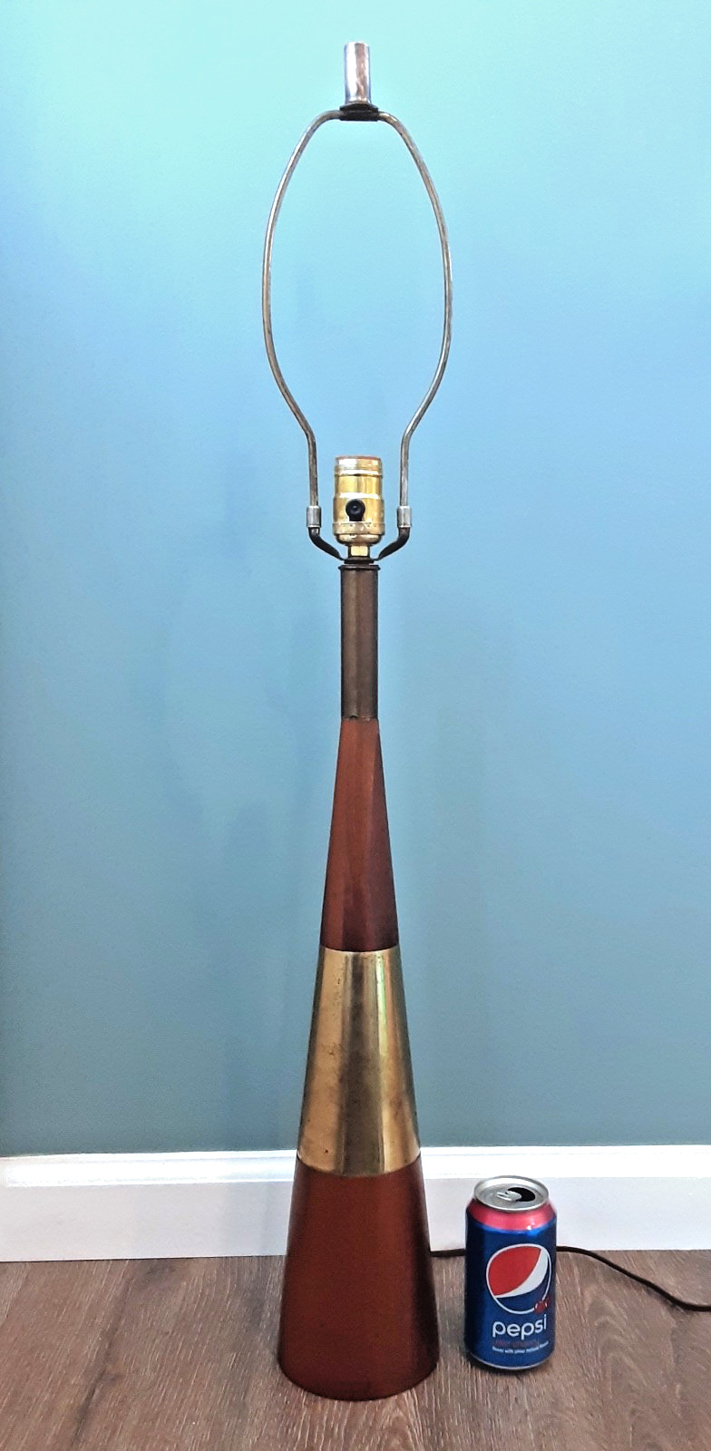 Mid Century TONY PAUL WESTWOOD INDUSTRIES Walnut Brass BIG 34