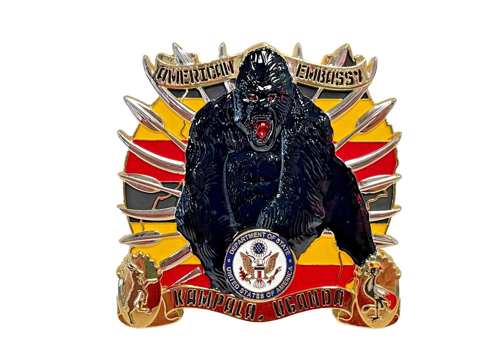 MSG-D Marine Security Guard Detachment Kampala, Uganda Challenge Coin