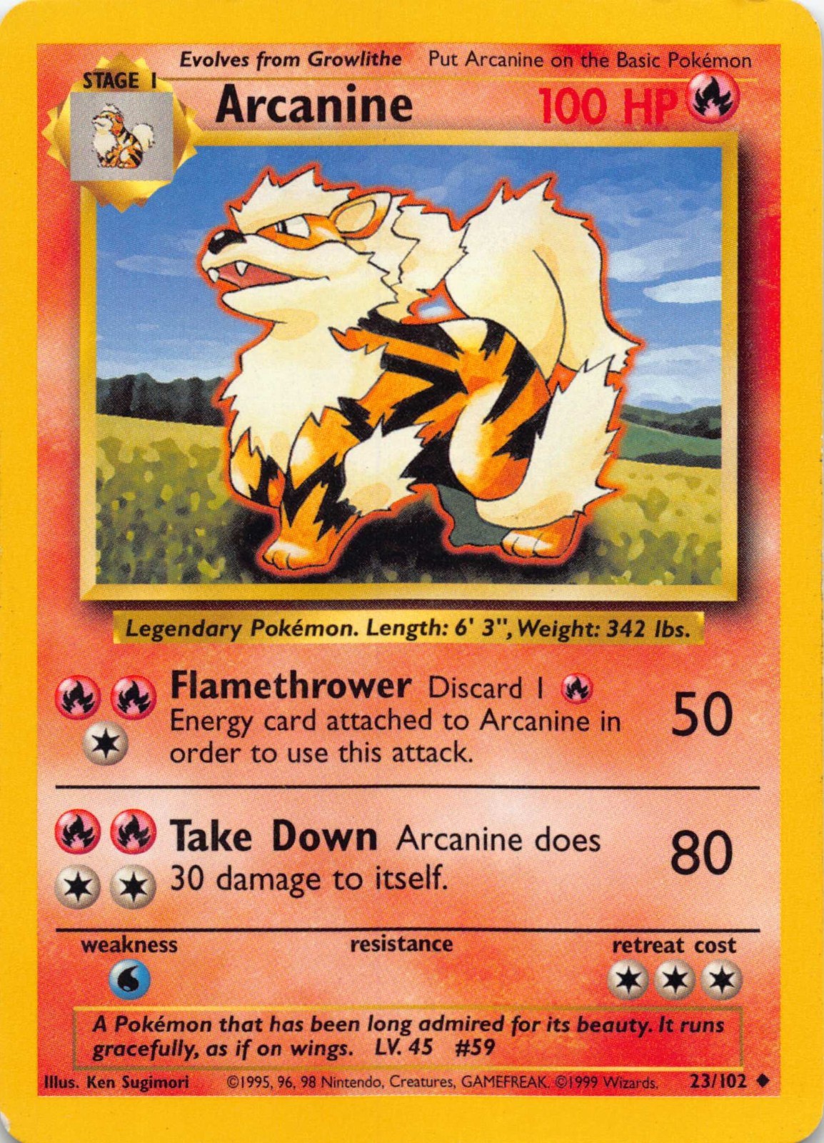Arcanine 23/102 MP