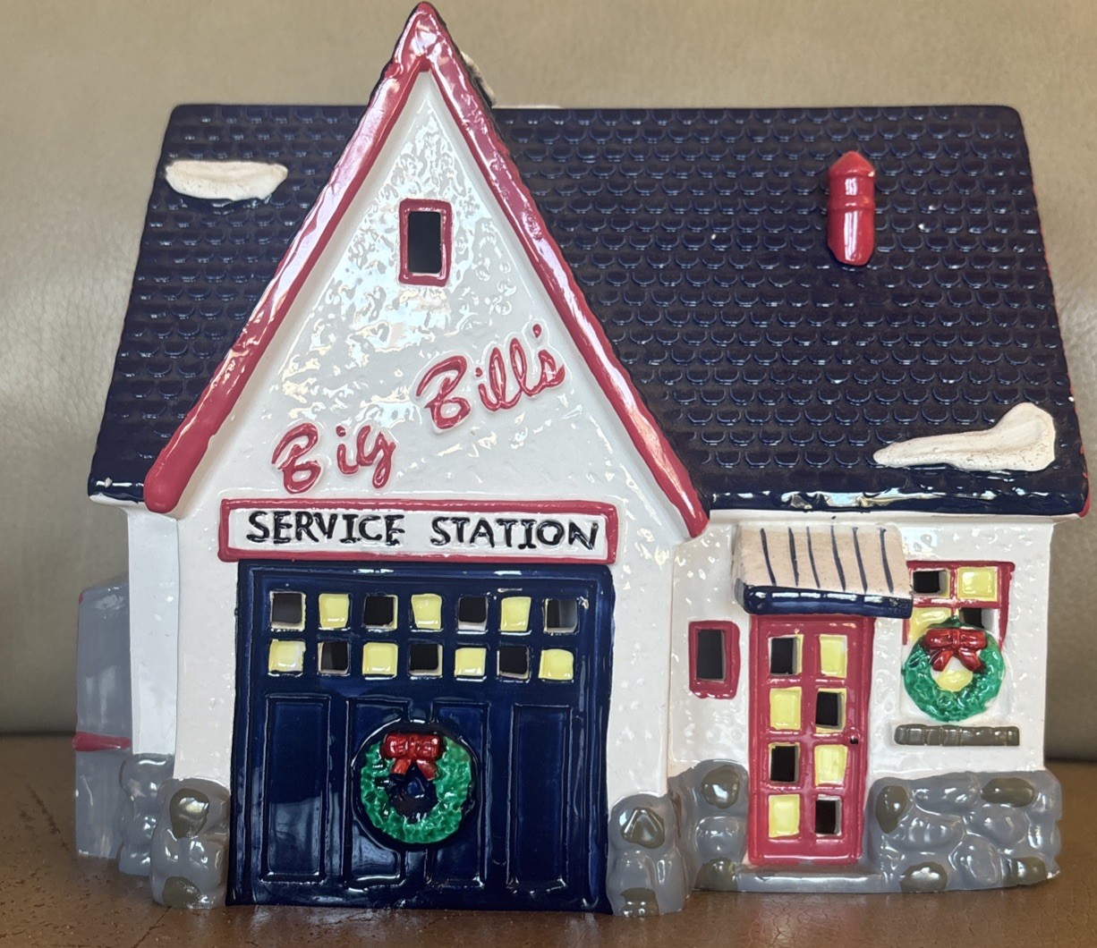 Vintage Dept 56 Original Snow Village “Service Station” 5128-4