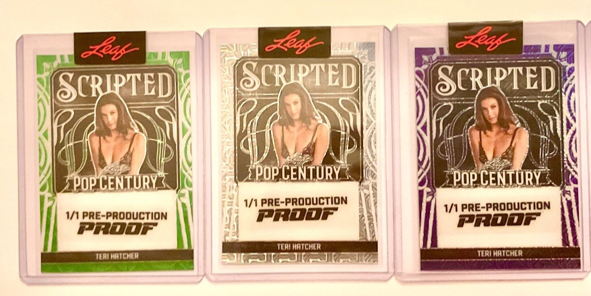 3 TERI HATCHER 1/1 SEINFELD They are Real and Spectacular LEAF METAL POP CENTURY
