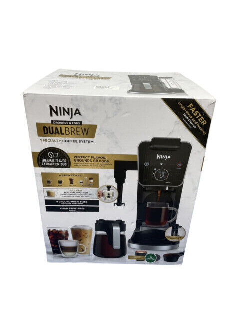 Ninja® CFP300 DualBrew Specialty Coffee System, Single-Serve, K-Cup Pod Comp✅‼️