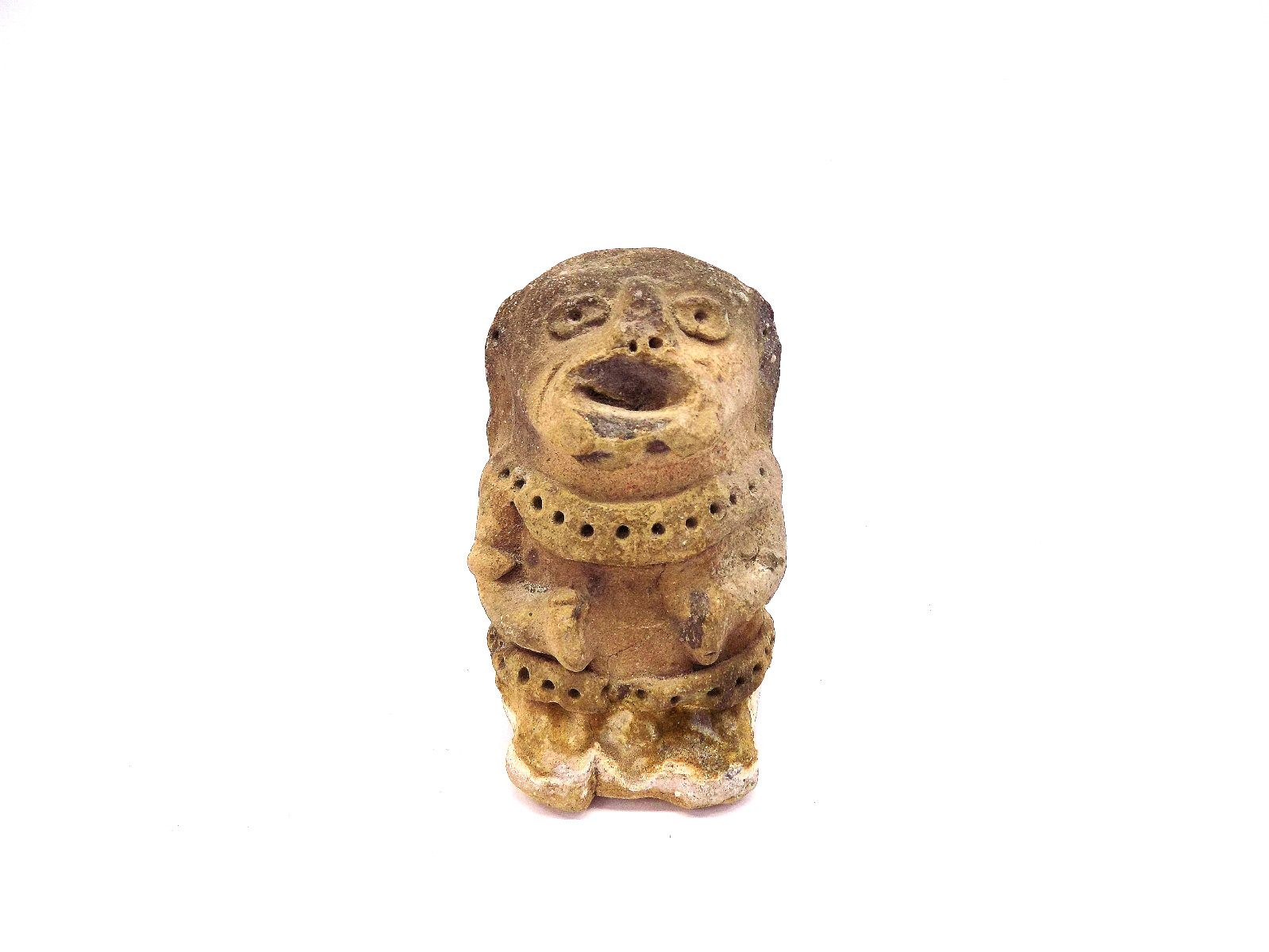 Ancient Pre-Columbian Andean Carved Stone Figural Amulet