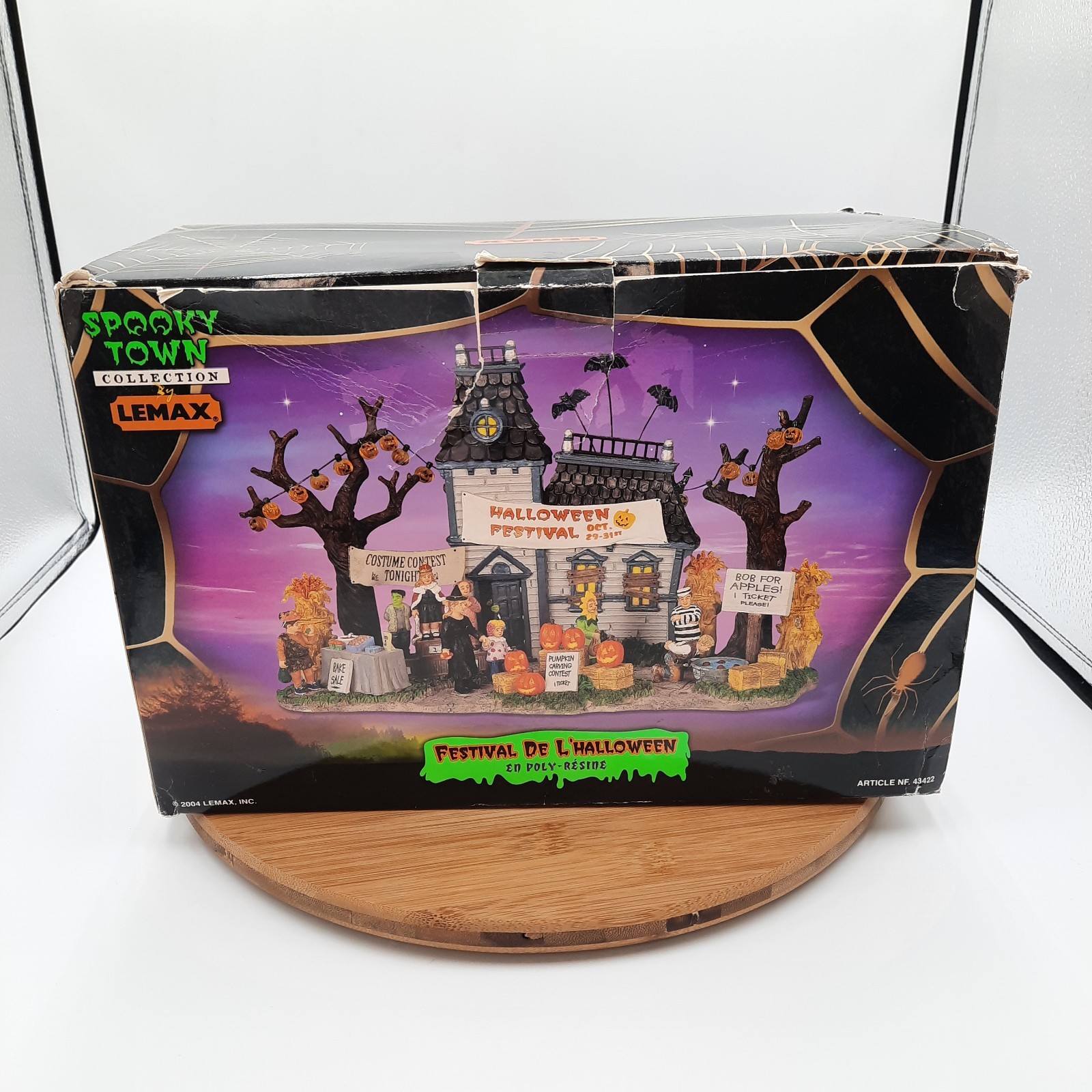 Vintage Lemax Spooky Town Halloween Collection 2004 Halloween Festival #43422 