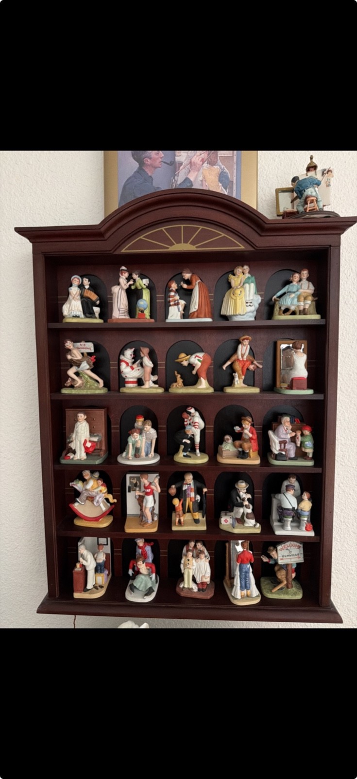 Norman Rockwell Danbury Mint Porcelain Figurines Collection Norman Rockwell Danbury Mint Porcelain Figurines Collection