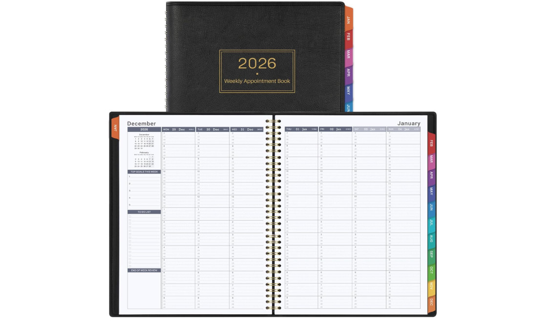 2026 Appointment Book & Planner - 2026 Daily Hourly Planner,  8.5