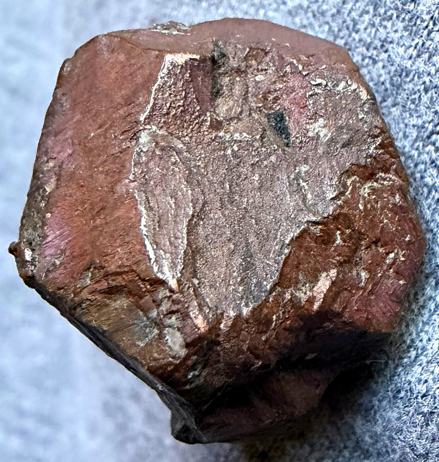 Nice Blocky Copper Crystal from Point Prospect in Keweenaw, Michigan 0.9oz Nice Blocky Copper Crystal from Point Prospect in Keweenaw, Michigan 0.9oz