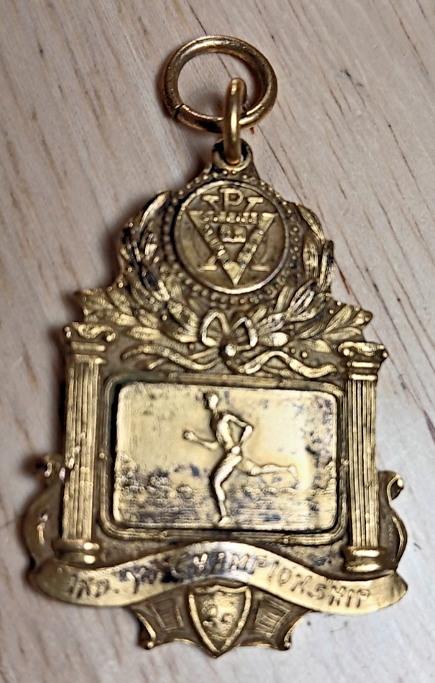 VINTAGE 1926 BRADSHAW MEDAL INDIANA CHAMPIONSHIP YMCA TRACK MEDAL