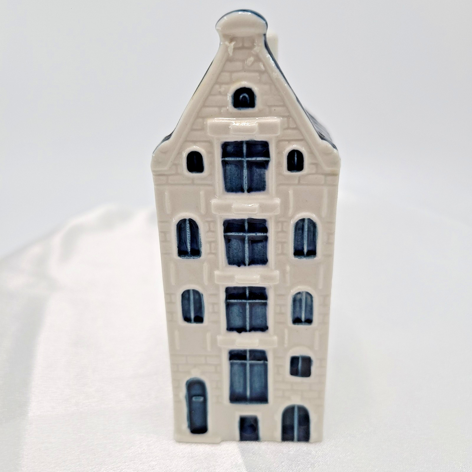 KLM BOLS Delft Blue House #65 Holland Airline Miniature EMPTY Vintage