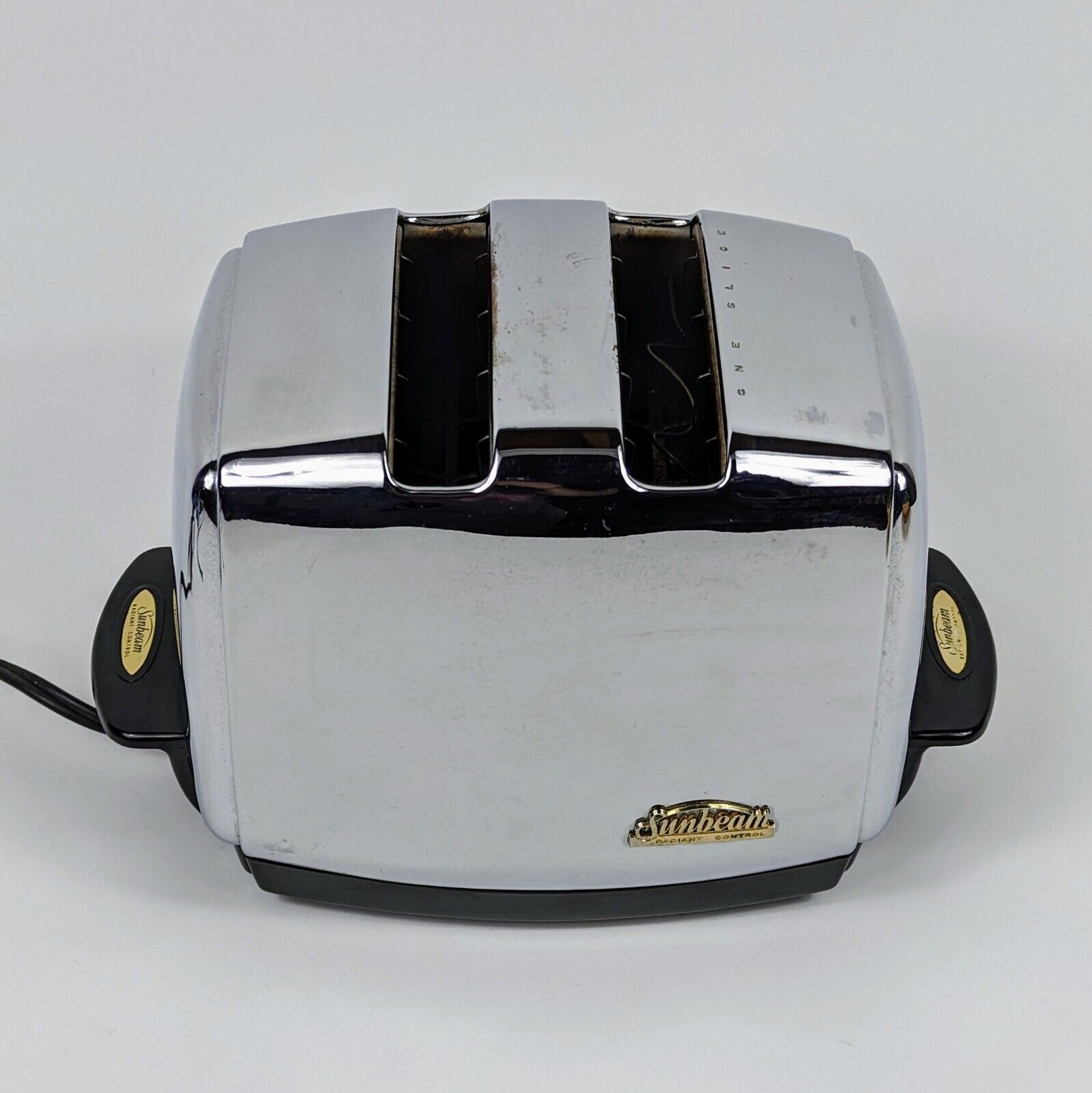 Vintage 1960 SUNBEAM Radiant Control Toaster T-35 Works Great Beautiful Art Deco