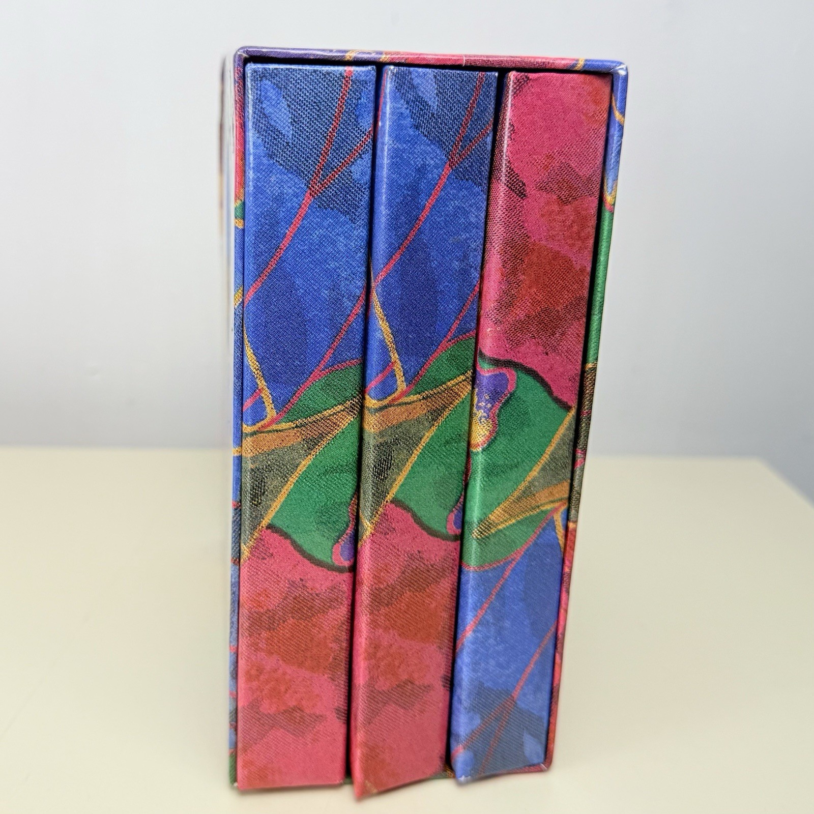 Vintage Avon Lahana 3-Volume Photo Album NEW Set Boxed Abstract Floral 90s