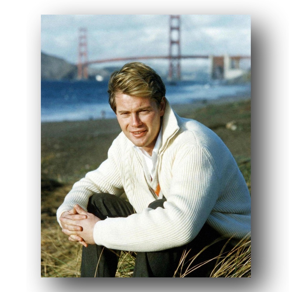 Troy Donahue Photo 8x10 San Francisco Golden Gate Bridge 1965 Actor Publicity