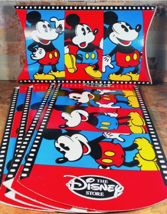 11-Lot Disney Store Mickey Mouse Cardboard Empty Boxes • Use For Packing Gifts • 11-Lot Disney Store Mickey Mouse Cardboard Empty Boxes • Use For Packing Gifts •
