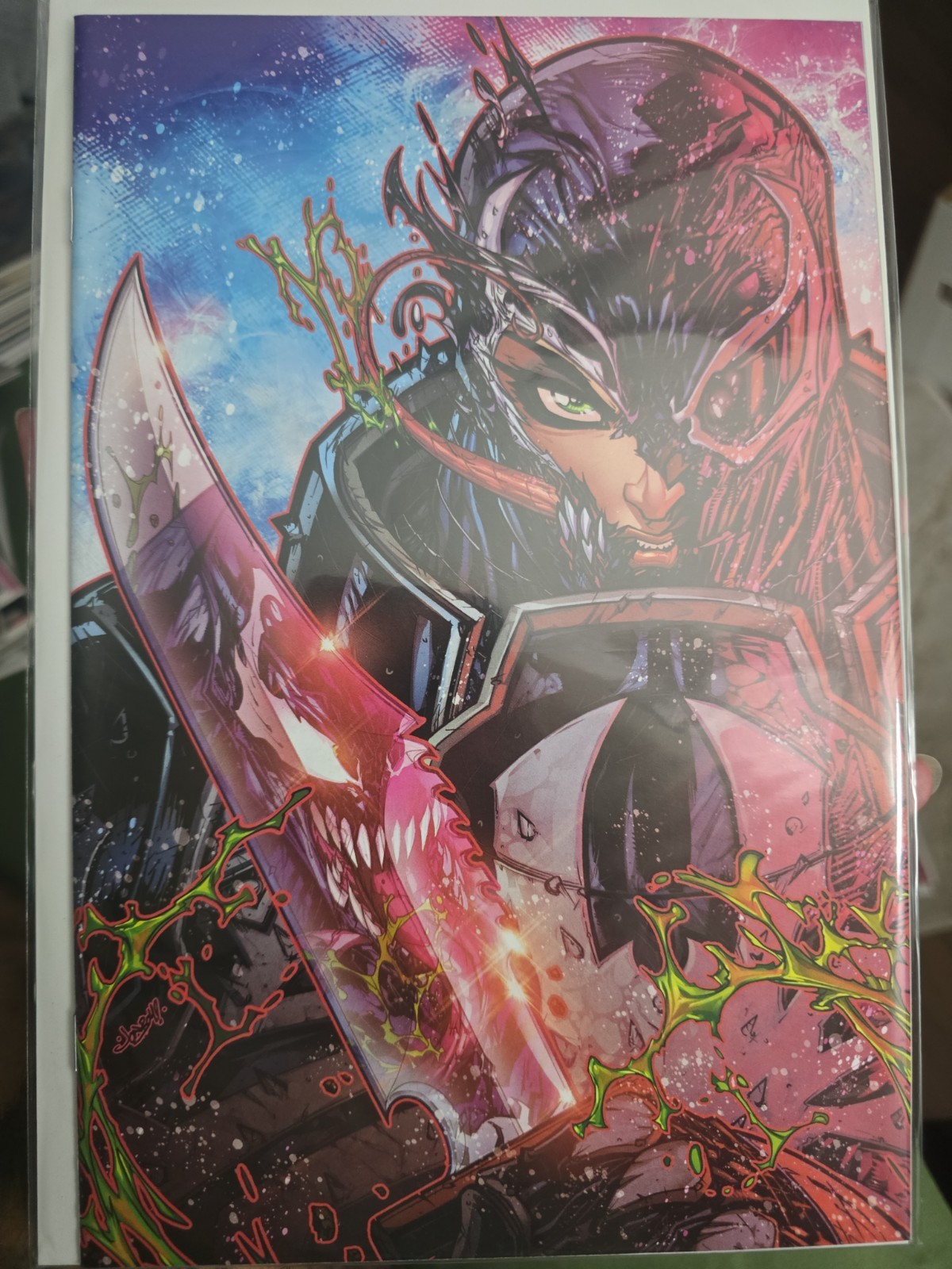 Venom, Vol.4 - Jonboy Meyers Exclusive Unmasked Virgin Btc Variant \'C\' Cover