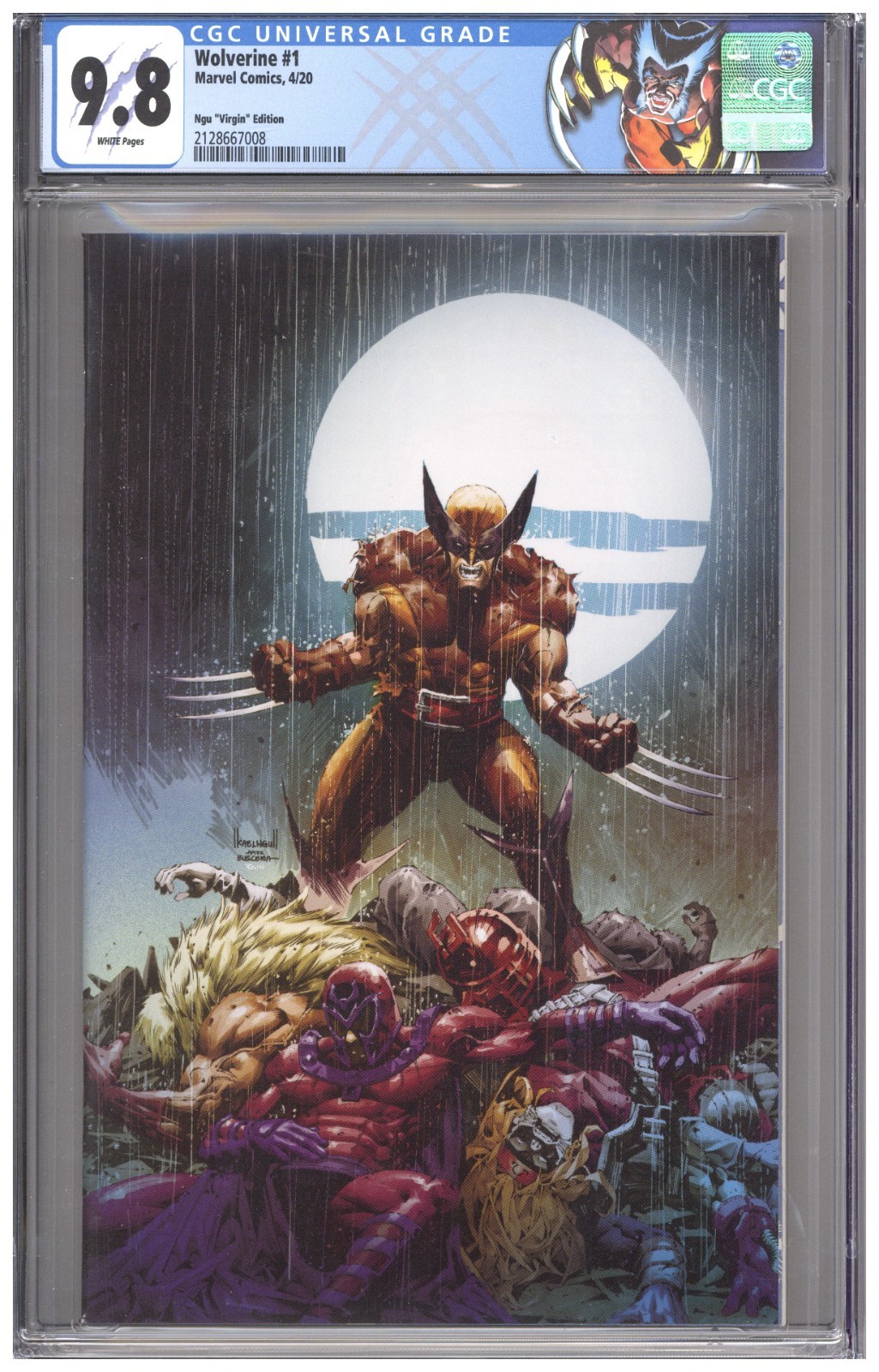 Wolverine #1 CGC 9.8 Kael Ngu Virgin Variant Cover Edition 88 Homage 2020 Marvel