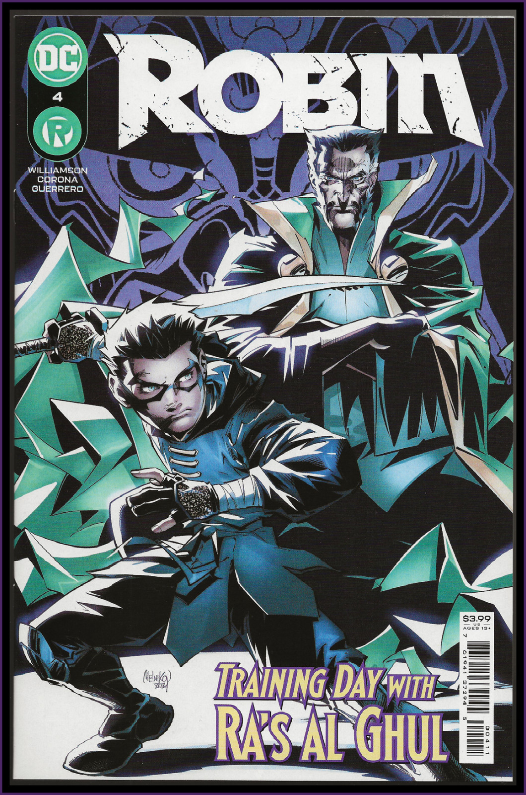 ROBIN #4-A (2021) DAMIAN WAYNE RA'S AL GHUL RAVAGER DC COMICS 9.4 NM