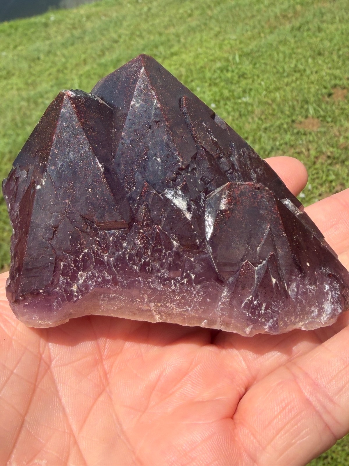 Auralite 23 Crystal Red Cap with record many keepers from Canada 353 grams 4