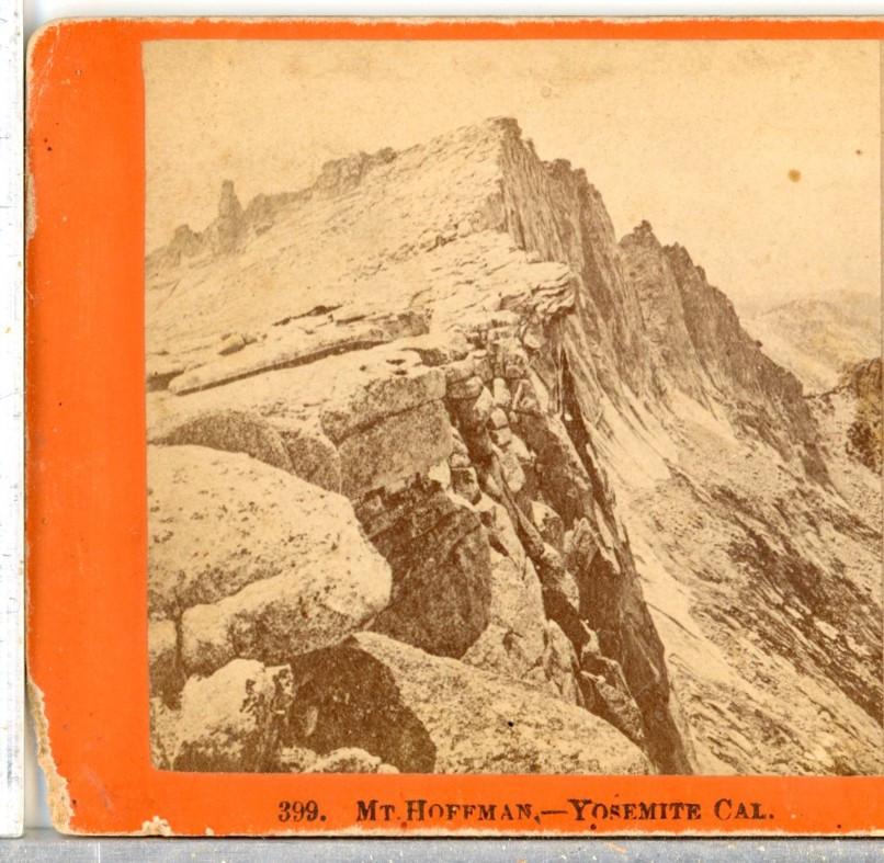 CALIFORNIA, Mt Hoffman, Yosemite Valley--Stereoview Y101