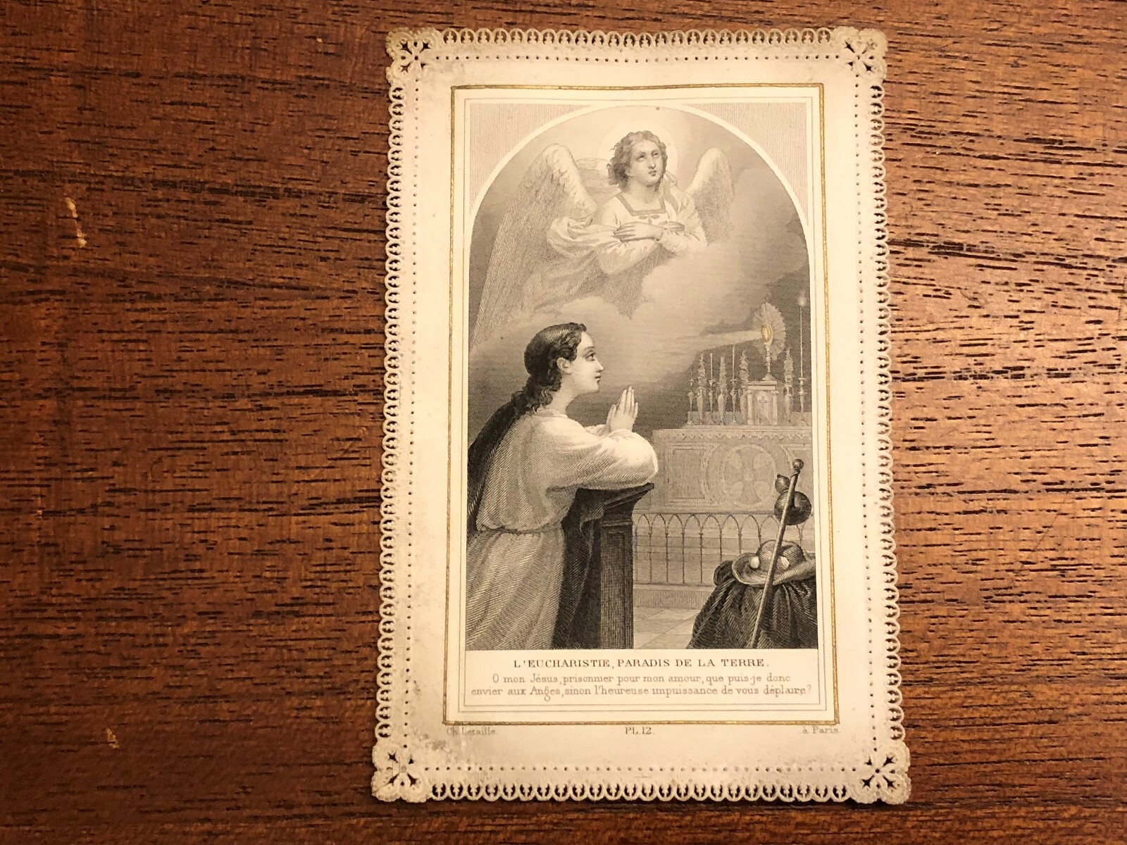 Canivet & Pious Image & Prayer & Antique & Bible & Liturgy & Saint No. 118