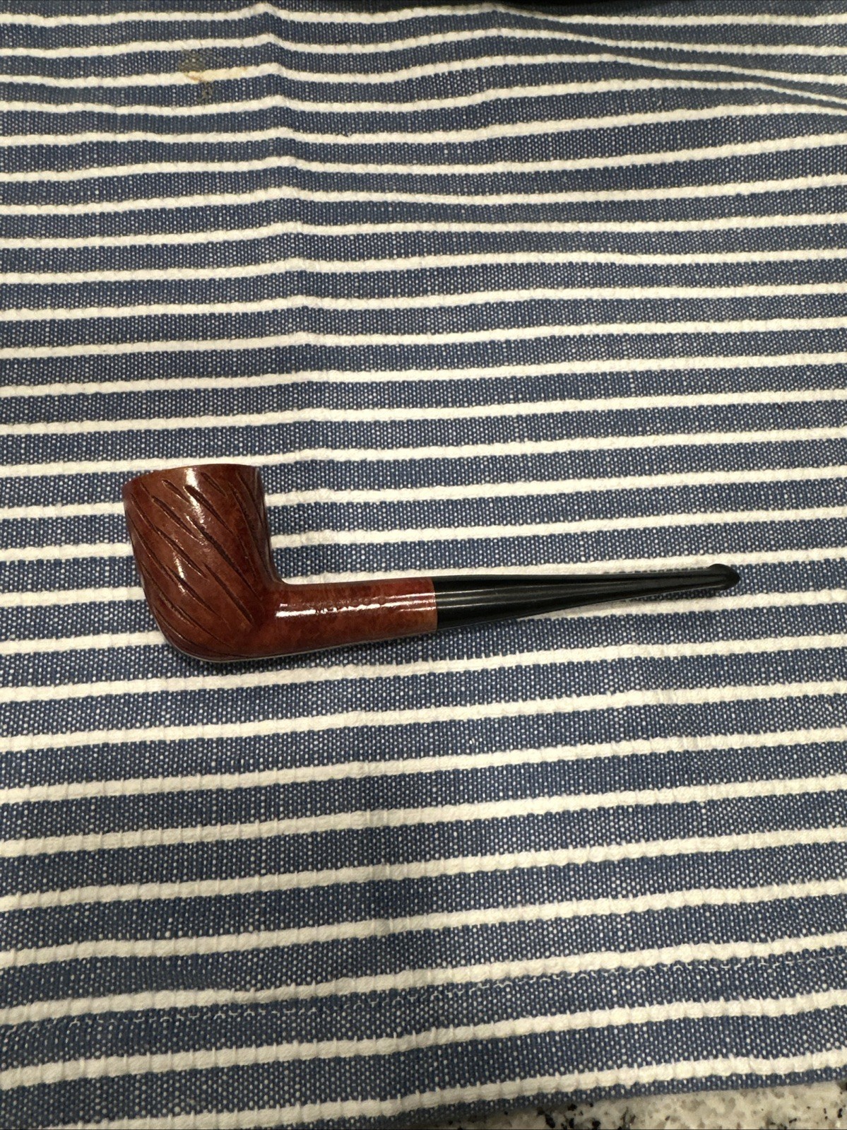 Medico Sandblasted Billiard NOS Vintage Pipe UNSMOKED