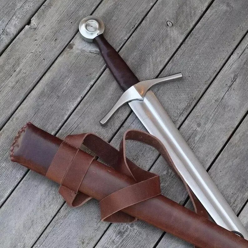 Hand Forged High Carbon Steel Viking Sword Sharp | Collectible Medieval Sword