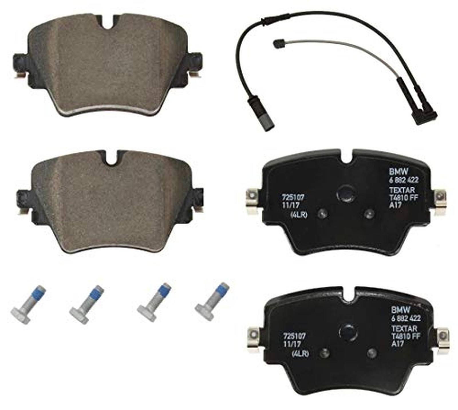 Front Brake Pad Set & Wear Sensor Kit Genuine For BMW F48 F39 X1 X2 xDrive28i
