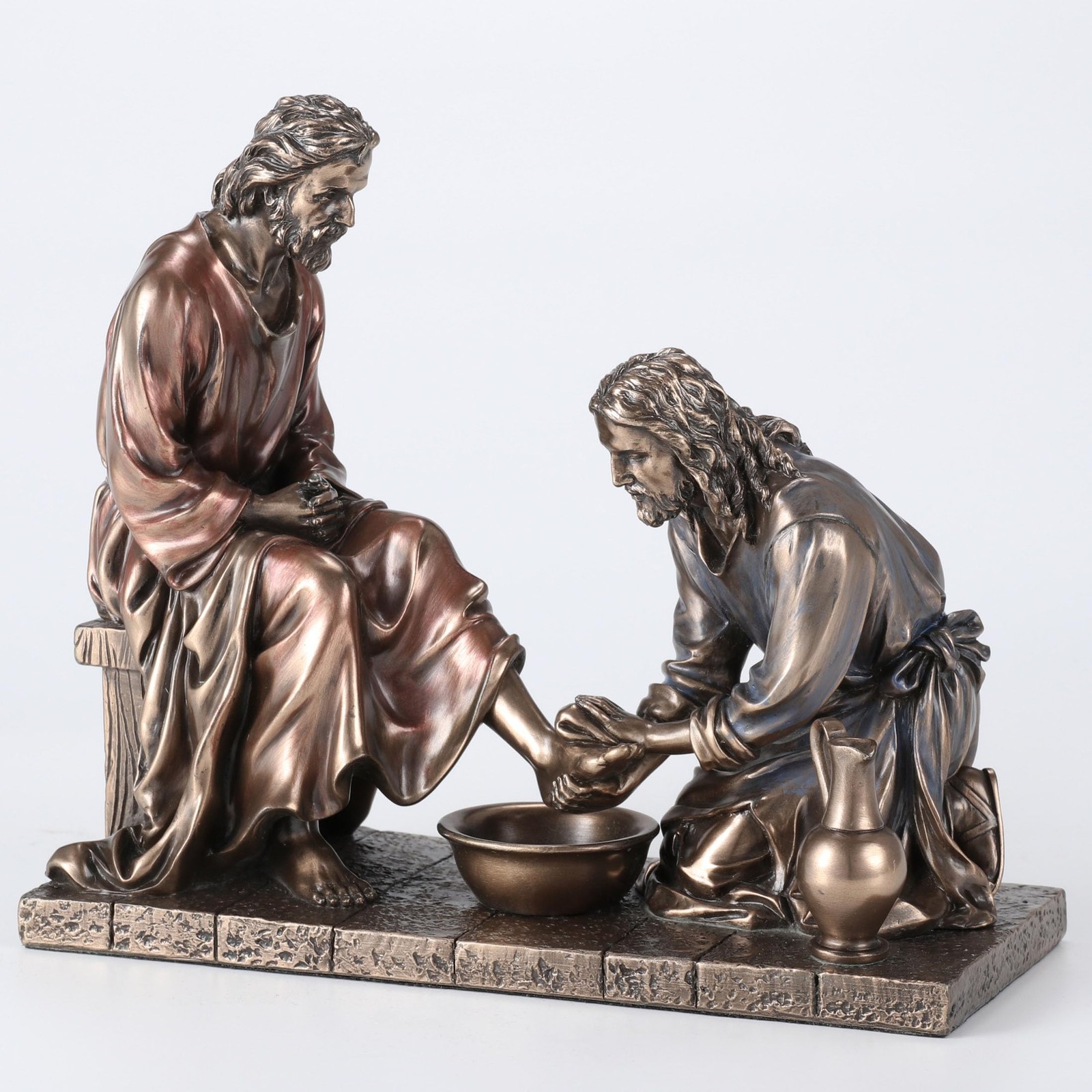 Unicorn Studios WU76001A4 Jesus Washing His Disciple's Feet - Mbz and Color Unicorn Studios WU76001A4 Jesus Washing His Disciple's Feet - Mbz and Color