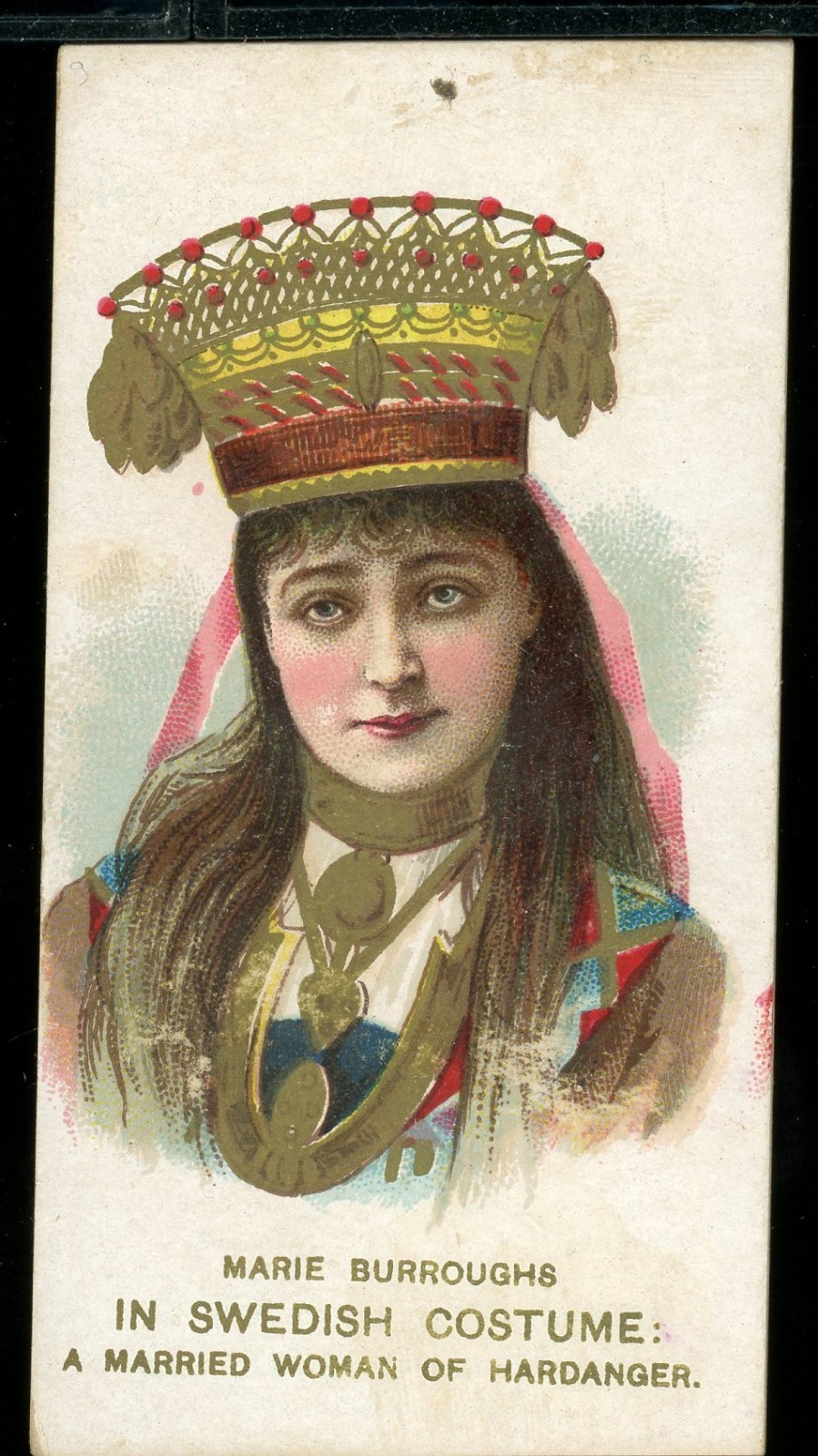 1889 Duke’s Cigarettes N70 ACTORS & ACTRESSES – 1st Series – MARIE BURROUGHS
