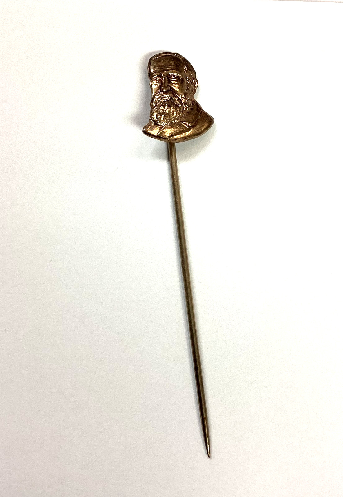 1888 Election Benjamin Harrison Copper Bust Stickpin