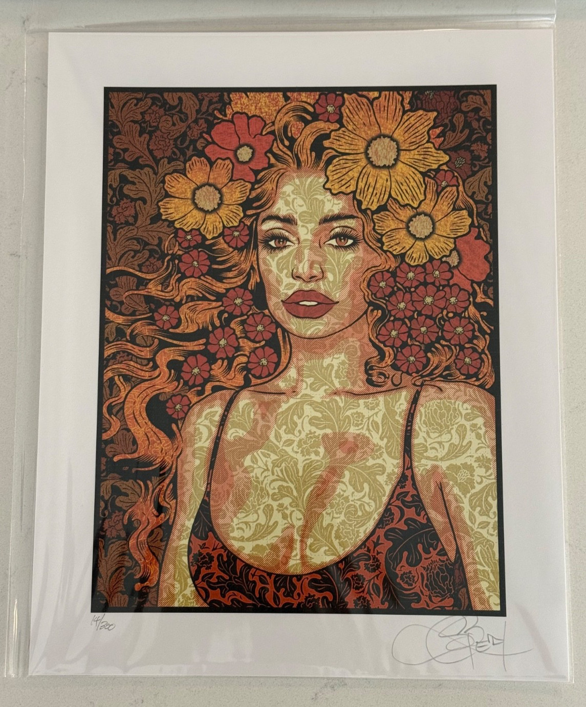 Courage Blotter by Chuck Sperry | 9 x 11.25 | Signed & Numbered Limited Edition