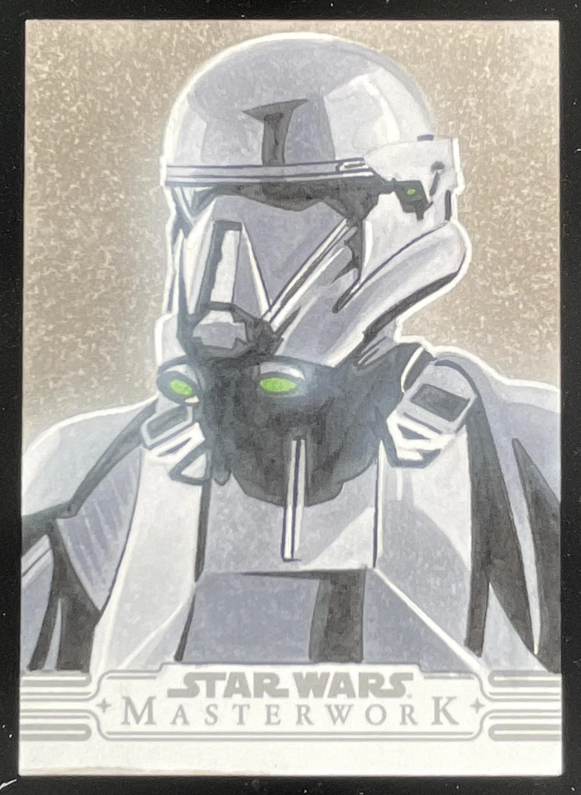 2025 Star Wars Masterwork Death Trooper Original Sketch 1/1 Artist Charlie Cody
