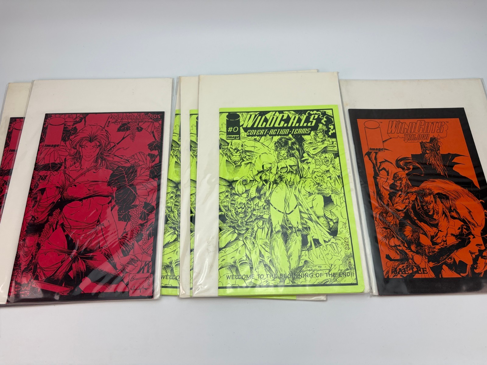 WildCATS Trilogy Homage Studios Swimsuit Special WildC.A.T.S #0 Ashcan Lot 1993