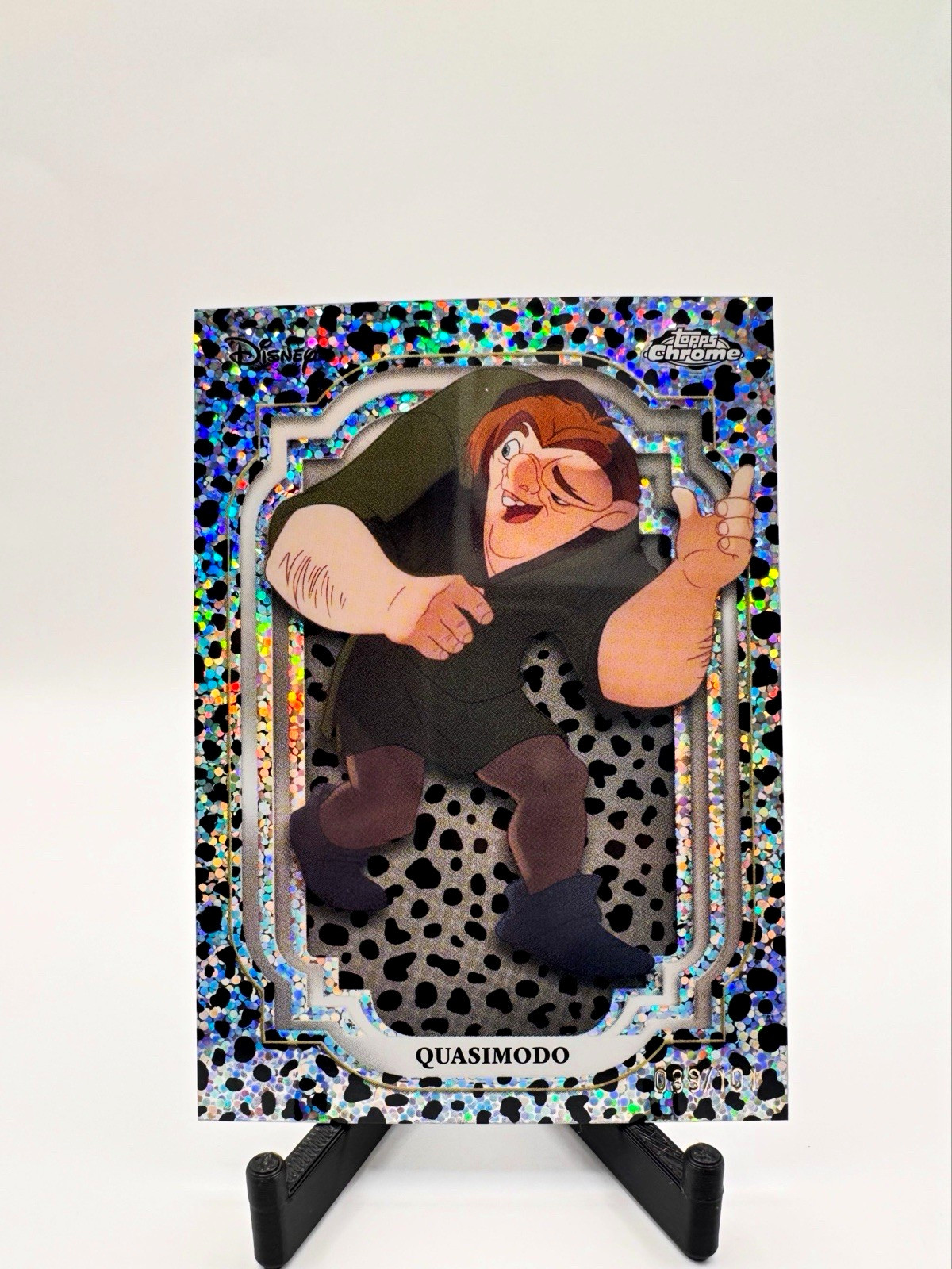 2024 Topps Chrome Disney 100 Quasimodo Black & White Speckle /101 #78