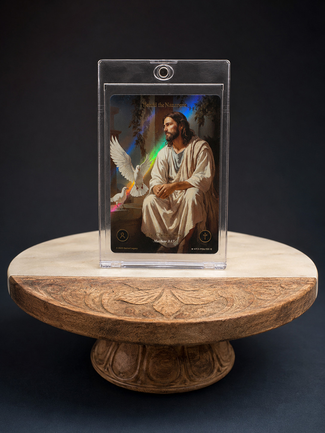 Jesus of Nazareth P106/100  - Sacred Legacy 1st Edition Full Art Promo