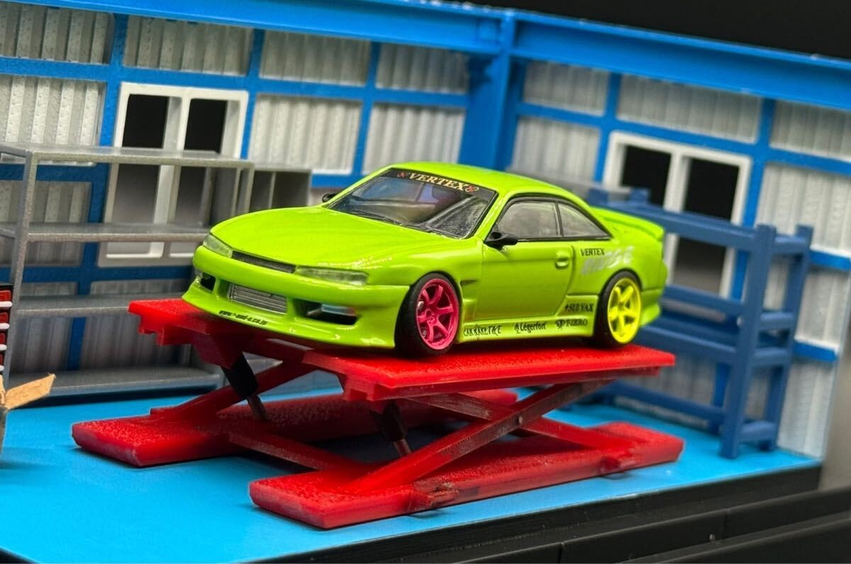 Nissan Silvia S14 1/64 Modded N-style Valion Sekimura Japan **Note:** Since the